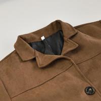 Chaqueta de cuero de manga larga con cuello atado, temperamento de moda, estilo de viaje, otoño e invierno, 2024 - details 22