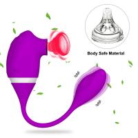 Leten 2 en 1 vibrador de succión para lamer el clítoris para mujeres 10 vibraciones clítoris succionador consolador estimulador juguetes sexuales productos para adultos - details 14