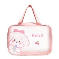 Necesario encantador PVC dibujos animados impermeable conveniente transparente bolsa de lavado de vaca bolsa de maquillaje bolsa de cosméticos bolsa de almacenamiento - details 0