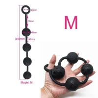 Leten 2 to7cm Big BeadsButt silicona Dilatador bolas expansor Anal Plug dilatador vaginal juguetes sexuales para mujeres hombres Buttplug - details 5