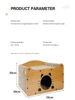 Cama Universal de madera para mascotas, cama de doble capa para gatos y perros pequeños, adecuada para múltiples mascotas KOOBDIN, todas las estaciones - details 6