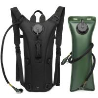 Mochila deportiva de hidratación, bolsa de agua de nailon resistente al agua con vejiga de 3 litros para senderismo, ciclismo y escalada - details 0