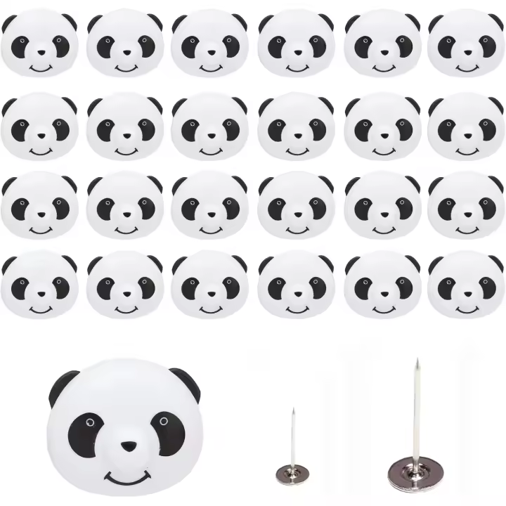 24 Piezas Clips Edredón en Forma de Panda, Clips Antideslizantes de Plastico Edredones, Clip de Edredón, para Arreglar Edredones, Sábanas, Fundas de Edredón - 1