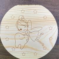 Caja de madera para guardar dientes de bebé, organizador de cordón Umbilical, almacenamiento de dientes, regalos - details 6