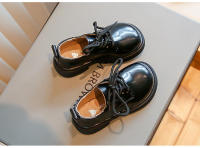 Zapatos de cuero suave para niños, mocasines antideslizantes de color negro para la escuela, para primavera y otoño, novedad de 2023 - details 10