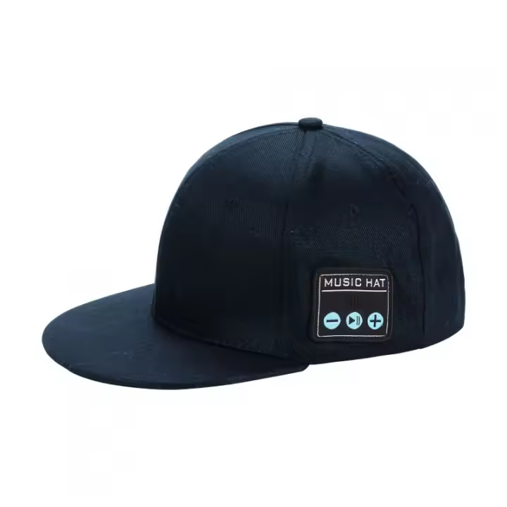 Gorra extraíble con altavoz Bluetooth, micrófono integrado en gorra de béisbol, sombreado, escucha música, contestador de teléfo - 1