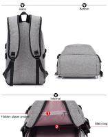 Mochila con contraseña de gran capacidad para hombre, mochila para ordenador de 15,6 pulgadas, se puede conectar a la interfaz USB para cargar - details 3
