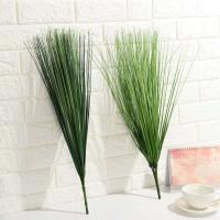 Ramas de plantas artificiales para decoración del hogar, césped artificial de hojas verdes grandes para salas de estar, dormitorios, patios, jardines, - details 3