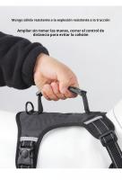 Arnés ajustable sin tirones para perros y gatos, acolchado suave con asa de control, fácil de evitar el - details 2