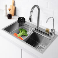 Fregadero de cocina de acero inoxidable Diseño único de un solo cuenco - details 6
