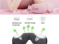 Masajeador de ojos inteligente con bolsa de aire, instrumento de vibración para el cuidado de los ojos, compresa caliente, gafas de masaje ocular con Bluetooth, bolsa para fatiga y arrugas - details 1