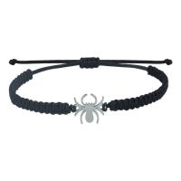 Pulsera de Cuerda Trenzada Hecha a Mano de Araña Romántica Pulsera Ajustable de Tejido Sencillo para Mujeres y Hombres Regalo de Joyería Estético para Parejas - details 0