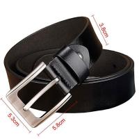 CEXIKA-Cinturón de piel auténtica para hombre, 2023, 140, 150, 160 cm, de gran tamaño, de diseñador de lujo, de alta calidad - details 3
