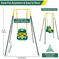 Columpio para Niños 4 Bolsas de Arena, Extremamente Resistente, Montaje Fácil, Guardado Sencillo - details 34