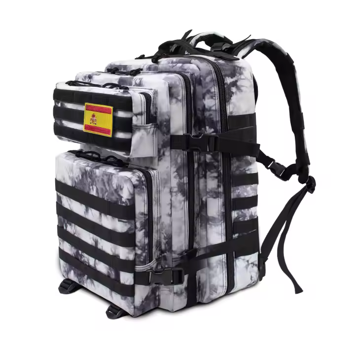 Mochila Impermeable de 50L Diseño de Nylon Ideal para Senderismo, Camping, Viajes Deportes y Exteriores - 1