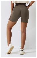 Shorts de Cintura Alta para Mujer en Verano Color Caramelo Ideal para Entrenamiento en Gimnasio y Yoga - details 27