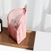 Estuche Portátil De Viaje Para Brochas De Maquillaje Y Cepillo De Dientes Organizador De Bolsa De Almacenamiento De Cosméticos Material EVA Laminado Mesh Estilo Minimalista - details 5