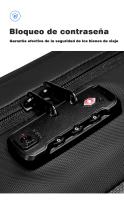 Mochila con forma de carcasa dura para hombre, 16 pulgadas, capacidad expandible, interfaz USB, bloqueo de contraseña antirrobo - details 7
