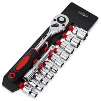 Juego de Tornillos de Sobretorno Profesional Kit de Herramientas de Garaje Completo con 12 piezas de 1/2-1/4 Pulgada - details 4
