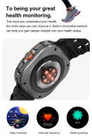 Reloj inteligente 7 Ultra para hombre, dispositivo con memoria de 32GB, GPS, NFC, Pantalla AMOLED de 2024 pulgadas, rastreador de Fitness, para Android e iOS, novedad de 1,53 - details 16