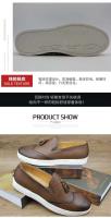 Calidad hecha a mano Gommino negro transpirable cuero de gamuza Casual hombres S vestido zapatos de fiesta Shano 2020 - details 2