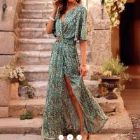 Primavera/Verano 2025 Mujer, Vestidos Mujer, Verde - details 1