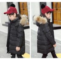 Chaqueta de Abrigo para Niñas Invernal 2025 Cálida, Gruesa, Capucha de Piel Sintética, Abrigo de Exterior para Adolescentes 2-12 Años - details 16