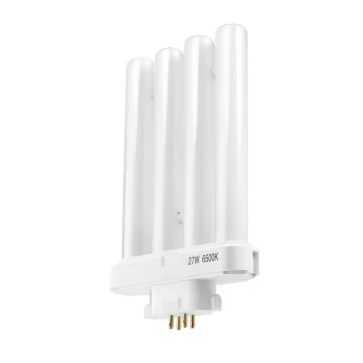 220V 27W 4 filas de pines 6500K Doble-H Tubo cuádruple Lámpara fluorescente compacta Bombilla - 1