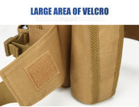 Riñonera para deportes al aire libre, impermeable, táctica, para acampar, color negro, verde, caqui - details 8