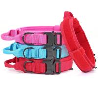 Collares tácticos militares nailon perros, Collar de entrenamiento duradero mascotas, ustable para perros medianos y grandes, - details 3