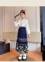 Falda Ma Mian para niñas, ropa estilo Tang, nuevo estilo de hadas de verano Hanfu, vestido súper hermoso, estilo occidental - details 15