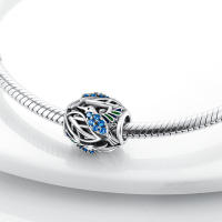 Pulsera de encanto S925 Plata esterlina 100% real con diseño de animales para mujeres joyería fina de cumpleaños regalo con piedra principal de zirconia y otros materiales naturales - details 11