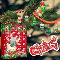 Calendario Adviento Navidad 2024,Caja ciega de llavero navideño, juguete de regalo navideño para niños - details 3