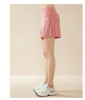 Falda de yoga de cintura alta para mujer, pantalones cortos falsos para correr y fitness, Verano - details 11