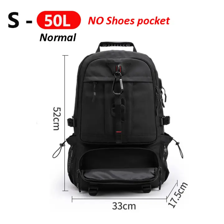 Bolsa de montañismo Mochila deportiva para hombre al aire libre con USB Senderismo Montaña Tabla de surf 50L 60L 80L Bolsa de hombro para acampar y excursiones - 1
