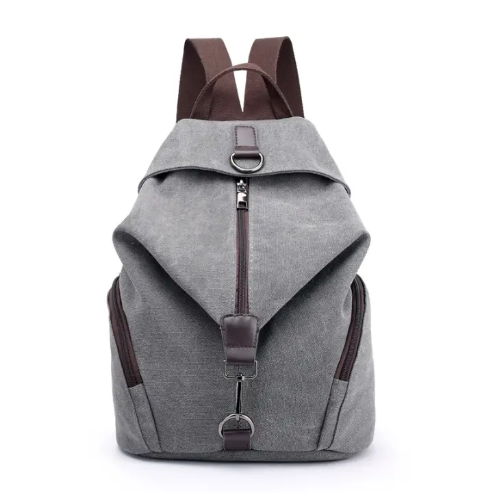 Mochila retro de gran capacidad para damas, bolsa de viaje antirrobo, trabajo, mochila informal, viajes diarios, bolso de moda - 1