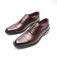 Zapatos Oxford De Cuero Para Hombre, Zapatos Formales De Cuero Genuino Con Tres Juntas Y Altura Interior Aumentada 6cm - details 3