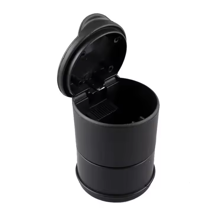 Nuevo contenedor de almacenamiento de monedas de basura, estilo cigarro, cenicero de tamaño universal, accesorios internos, 1 pieza. - 1