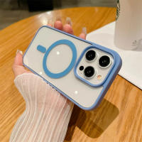 Funda de Carga Inalámbrica Magsafe de Lujo para iPhone A Prueba de Golpes, Cubierta Magnética Transparente - details 6