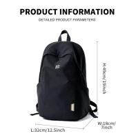 Mochila ligera Oxford para hombre, bolso para portátil de 15,6 pulgadas, mochila de viaje informal impermeable, bolso escolar deportivo para adolescentes al aire libre - details 8
