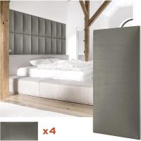 30 x 60 cm, Juego de 8 Piezas, Cabecero para Cama, Salón, Pared Decorativa, Tapizado Decoración 3D Moderna para Dormitorio, Insonorizante, Cojines Acústicos de Pared, Verde - details 8