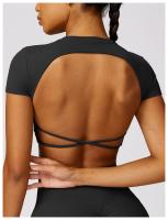 Traje de Yoga de Espalda Descubierta Deportivo para Mujeres Ropa de Fitness de Secado Rápido - details 23