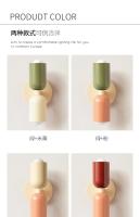 Lámpara de pared de cabecera colorida, lámpara de pared del pasillo nórdica para sala de estar, macarrón para habitación de niños, lámpara de decoración Interior para el hogar - details 1