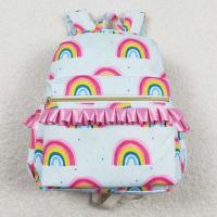 Mochila de Niños con Cierre de Cremallera Diseño Wers Rosado Azul Nueva Bolsa de Espalda de Boutique para Niños - details 1