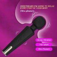 20 velocidades USB ODM inalámbrico inalámbrico personal poderoso masajero portátil cuello trasero cuerpo grande AV varilla vibrador masaje - details 0