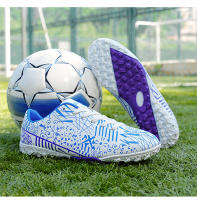 Zapatos de fútbol para hombre, botas de fútbol para exteriores, zapatos de tacos de fútbol para niños, zapatillas de entrenamiento antideslizantes transpirables, entrenadores de Futsal de césped - details 31