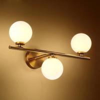 Luces de Pared de Vidrio de Leche, Modernas, de Medio signo, 3 Luces para Dormitorio, Sala de Estar, Baño, Escritorio - details 0