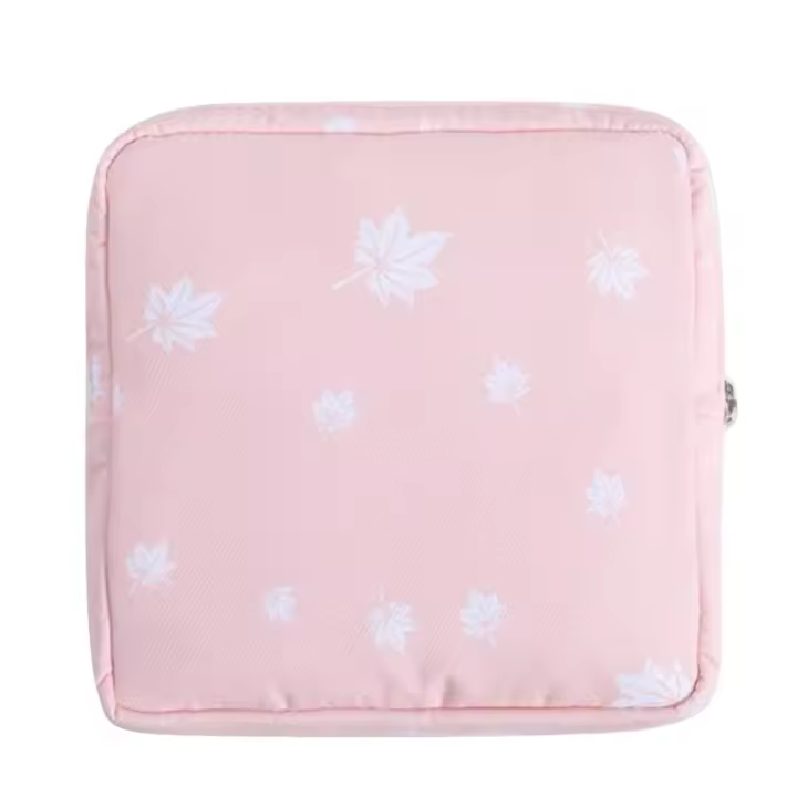 Bolsa de Viaje Portátil Bolsa de Almacenamiento de Maquillaje con Cierre de Cremallera - 1