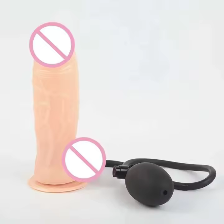 Leten-consolador enorme Iatable con ventosa, bomba Anal realista, tapón Anal grande, estimulación Vaginal, Juguetes sexuales para mujeres - 1