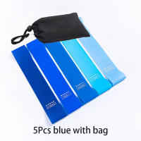 5 unids/set bandas de goma de resistencia para Yoga, bandas elásticas para culturismo, bandas de ejercicio para Pilates, cinturón expansor, equipo de Fitness - details 11